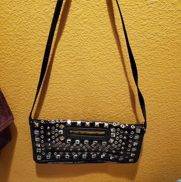 Vintage 80's Envelope Bag studs/Grommet - Picture 3 of 6